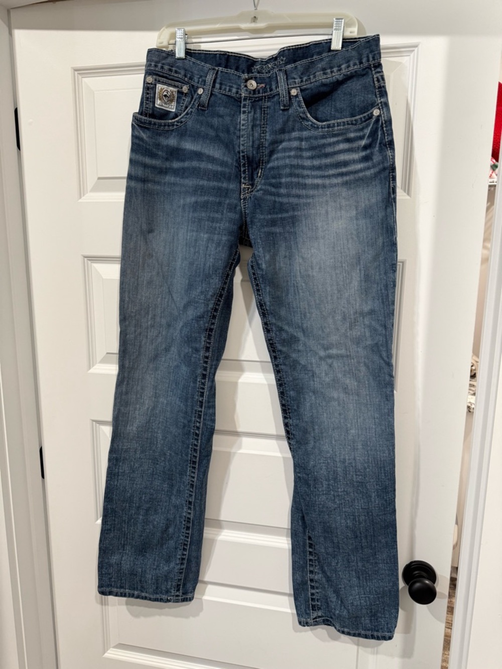 Cinch Men's Dark Blue Straight Jeans